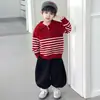 Suéter Unissex Infantil Elefante Primavera e Outono 2026 Novo Estilo Outono Rua Cool Hipster Gola Redonda Camada Base Top Tendência