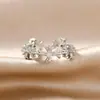Anillo Abierto de Flor Dorada Fresco y Dulce, Diseño Versátil de Lujo Ligero, Anillo de Zirconia de Temperamento de Gama Alta Nicho, Exquisito