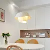 Candelabro de tela medieval francesa estilo ins nórdico diseñador simple moderno lámpara de dormitorio principal lámpara de dormitorio lámpara principal de sala de estar