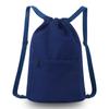 Mochila de Lona con Cordón Personalizada al por Mayor del Fabricante Ligera Resistente al Desgaste Resistente a los Arañazos Bolsa Escolar para Estudiantes Mochila Estampada Multifuncional