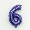 Globos de Película de Aluminio Morados de 16 pulgadas Alfanuméricos 0-9 A-Z Arreglos de Cumpleaños Decoraciones Globos de Papel de Aluminio Venta al por Mayor