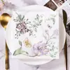 Lingrong Flor Colorido Estampado Flor Papel de Seda Fiesta Decoración de Fiesta Desechable Suministros de Fiesta Venta Caliente Transfronteriza