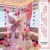 Decoración de Mariposa de Tule Artificial de Moda para Montaje de Escena de Habitación de Boda, Decoración Colgante de Personajes de Boda para Sala de Estar Soñadora