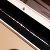 ¡Lluvia de Meteoros Colorida! Pulsera Tejida Multicapa de Circonita Brillante, Moderna y Versátil, Pulsera Llamativa con Sentido de Atmósfera, Joyería para Mujer