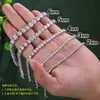 Pulsera de Tenis con Moissanita Spot de 3 mm con Hebilla Doble para Mujer Versátil Venta al por Mayor de Fábrica Pulsera de Plata 925 con Moissanita