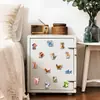20 Piezas de Imanes de Refrigerador Magnéticos Suaves Originales de Animales 3D, Imanes Lindos de Mascotas de Dibujos Animados, Sin Infracción, Impermeables, Pegatinas Magnéticas Creativas