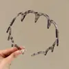 Diadema de Onda de Lujo Ligero de Gama Alta para Mujer, Nuevo Modelo 2025, Especial para Lavarse la Cara, Diadema de Corona Alta con Dientes, Pinza para el Cabello Antideslizante