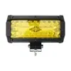 Luz de Trabalho LED para Carro Modelo de Plástico de 7 Polegadas 120W Tira de LED com 40 Contas Holofote Modificado Luz de Teto Farol