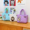 Nuevo Bolso de Mano de Tela de Plumón Dibujos Animados Lindo Perro Pacha Bolso de Hombro Melody Kuromi Bolso Tote Versión al por Mayor