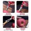 Acero Inoxidable Cortador de Corazón de Manzana Artefacto para Manzanas Doméstico Excavador de Corazón de Pera Asada Fruta Pera Pera Sydney Artefacto para Cortar el Corazón