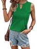 Chal de Verano Transfronterizo Europeo y Americano para Mujer Amazon 2025 Cuello con Abertura Sin Mangas Casual de Negocios Top Básico