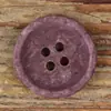 Nuevos Botones de Algodón Hechos de Material Natural con Bordes Finos y Cuatro Agujeros, Accesorios de Alta Gama para Abrigos, Camisas de Algodón y Lino, Suéteres y Cárdigans