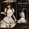 Lencería sexy, uniforme JK de estudiante femenino e inocente, puro y seductor, conjunto de uniforme de marinero para cosplay de chica caliente