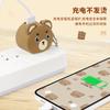 Cabezal de carga rápida de 12W, cargador creativo de animalito lindo, gatito, panda, adecuado para enchufe de teléfono móvil Apple Huawei