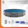 JILONG nueva piscina redonda con soporte de anillo piscina redonda grande para exteriores piscina familiar piscina de peces