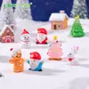 Exportação Transfronteiriça Micro-Paisagem Criativa Papai Noel Veado DIY Decoração Acessórios para Pendurar Mini Enfeites de Mesa