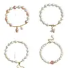 Pulsera de Perlas de Agua Dulce Natural con Cuentas para Mujer, Lujo Ligero, Gama Alta, Exquisita y de Moda, Joyería al por Mayor de Pulseras de Perlas de Agua Dulce