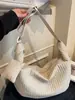 Bolso de Mano Plegado Estilo Coreano Estilo Perezoso Forma de Empanada para Mujer Nuevo Otoño e Invierno 2025 Ligero Gran Capacidad Hombro Único Cruzado