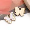 60 Mariposas Cruzadas de Aleación Coloridas Mixtas Creativas Transfronterizas Accesorios de Joyería para Pulseras Collares Llaveros Colgantes