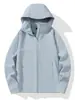 Nova Jaqueta Corta-Vento Softshell Unissex para Exterior com Forro de Fleece, à Prova de Vento, Resistente ao Desgaste, Roupa para Montanhismo, Top com Capuz
