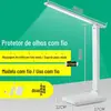 Proteção ocular lâmpada de mesa toque escurecimento cor proteção dos olhos mesa dormitório estudante carregamento aprendizagem crianças quarto lâmpada de cabeceira