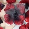 Pétalos de Rosa de Simulación Suministros para Boda Decoración de Flores Falsas para Habitación de Boda Accesorios de Flores Espolvoreadas a Mano Tela No Tejida Cuatro Apilados 100 Piezas