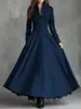 Vestido Camisa Patchwork con Encaje y Gamuza Sintética, Estilo Retro Francés, Sitio Independiente Transfronterizo Europeo y Americano 2026