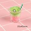 Copo Grande para Smoothie Luminous Simulado Acessórios para Joias DIY Pingente de Chaveiro Ornamento de Cola Material DIY de Resina