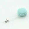 Limpador de Tela de Celular Macaron Portátil Lenço Limpador de Lentes de Óculos Ferramenta de Limpeza Lavável Pingente