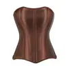 Top Tubo Estilo Corsé de Satín con Estilo Cortesano, Diseño que Ceñe y Moldea la Cintura, Sin Mangas, Sexy, Adecuado para Usar en Capas o Solo, con una Sensación Sedosa y de Alta Gama