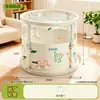 Bañera de PVC Engrosada para Uso Doméstico, Bañera para Adultos, Cubeta Plegable para Baño, Cubo para Nadar para Niños y Bebés