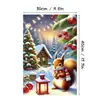 Bandeira de Jardim Temu Amazon de Natal Transfronteiriça Adequada para Exterior Inverno Pátio Boneco de Neve Bandeira de Jardim Casa