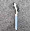 Cepillo de limpieza de zapatos para el hogar con mango largo, cepillo de limpieza de plástico, multifuncional, duradero, cerdas suaves, no suelta pelo, no daña la ropa, cepillo especializado