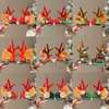Pinza para el Cabello de Astas de Reno Navideño Accesorios para Tocados 2026 Nuevas Pinzas Laterales para Niños Pinzas Pequeñas Lindas Diadema Navideña