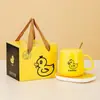 Taza de Cerámica Taza de Agua Caja de Regalo Práctica Taza Cálida de Temperatura Constante para Negocios Taza de Café Regalo Pequeño de Cumpleaños Lote de Logotipo Personalizado