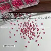 Acessórios pequenos de zircônia rosa choque para nail art, decorações de diamante, diamantes de fundo plano, item popular de celebridade da internet super brilhante, mini diamantes ultra brilhantes atacado