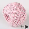 Producción de línea de paquete zongzi hilo de algodón de dos colores de 1.5 mm y 6 hebras cuerda para salchicha color tocino bola de hilo cuerda para zongzi