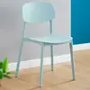 Silla con Respaldo para Sala de Estar del Hogar Silla de Plástico Mueble Caramelo Nórdico Silla Simple Estudio Sala de Estar Comedor Occidental Taburete