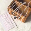 5m Pedaços de Fitas de Renda de Malha Estilo Fada Tecido Puro Desejo Laço DIY Decorações de Nail Art Ensaio Fotográfico Gaze Decoração de Roupas de Boneca