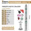 Bomba Sumergible Original 100Qjd Trifásica Monofásica de Acero Inoxidable para Pozos Profundos de Alto Levantamiento y Gran Flujo para Riego de Pozos Impulsor
