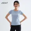 Traje de Verano Deportivo de Manga Corta para Mujer para Entrenamiento de Carrera, Top Transpirable Ajustado Adelgazante, Ropa de Fitness Adelgazante, Pantalones Cortos de Secado Rápido