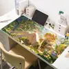Alfombrilla de Ratón de Anime Directamente de la Fábrica de Origen, Extra Grande, Engrosada, Impermeable, con Soporte para Muñeca, Alfombrilla de Teclado Personalizada con Tu Propio Diseño