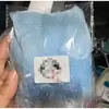 Material DIY Pluma de Martín Pescador Imitación: 50 Plumas de Ganso Flotantes de Alta Calidad, Medianas a Grandes, con Base de Pluma de Martín Pescador Teñida, Piezas Azules
