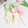 Pinza de Resorte con Lazo Dulce y Lindo Japonesa y Coreana Juvenil Simple Versátil Pinza para el Cabello de Cinta Accesorio Decorativo para el Cabello para Exteriores