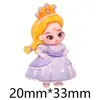 Acessórios de Resina DIY Desenho Animado Joias Versão Q Princesa Cola de Creme Grampo de Cabelo Feito à Mão Capa de Celular Fivela de Sapato Acessórios para Chaveiro