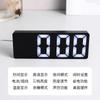 Reloj Espejo de Escritorio Pantalla de Hora Decoración de Mesa Pantalla Digital LED Reloj Despertador Electrónico