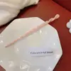 Horquilla de una palabra estilo antiguo para el cabello, horquilla de ácido acético de estilo frío retro moderno de nicho para mujer, accesorio simple para el cabello