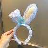 Diadema de Peluche Stellalou Orejas de Conejo de Dibujos Animados Linda Diadema de Conejito Sesión de Fotos en Parque de Atracciones Venta al por Mayor para Mujeres Hexágono