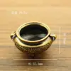 Quemador de Incienso Mini Antiguo Antiguo Dinastía Qing Costumbre Popular Piezas Pequeñas de Cobre Objetos de Bronce Objetos Viejos Quemador de Incienso Colección Personal Adornos