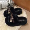Pantuflas peludas para mujer para usar en exteriores, nuevos zapatos peludos de moda primavera y otoño 2026, zapatos con cordones, pantuflas de algodón de suela gruesa y plataforma